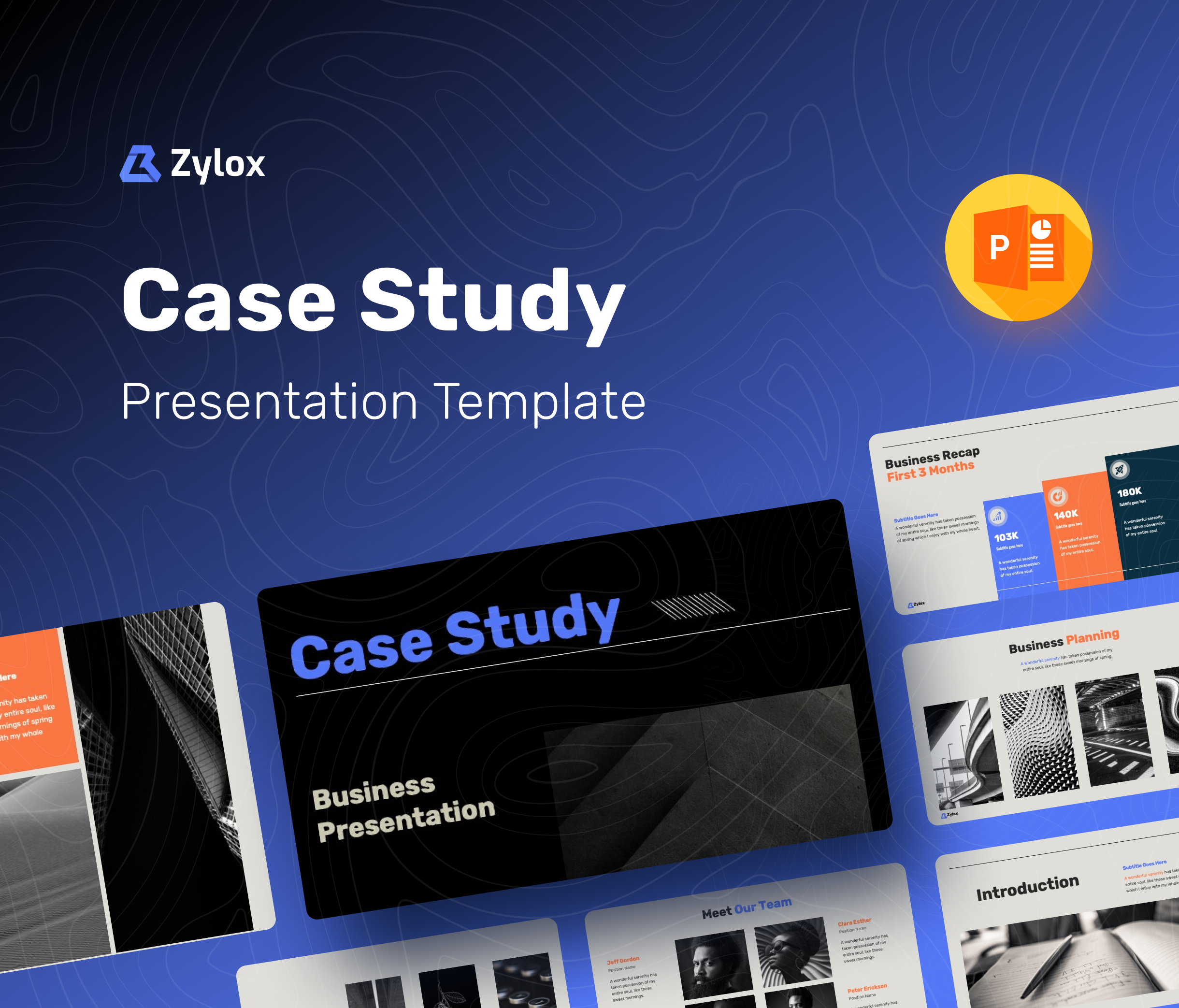 Zylox-Case Study PowerPoint Presentation Template
